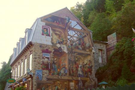 Fresque, place royale, Qu�bec
